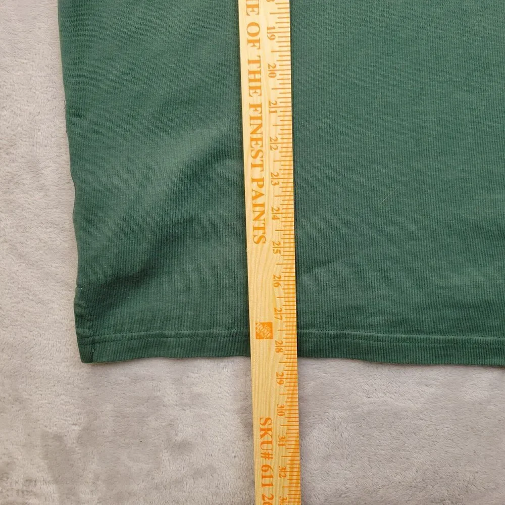J Crew Sweater Men Small Green Oarsman Sweatshirt 1/4 Zip Cotton Reimagine Adult